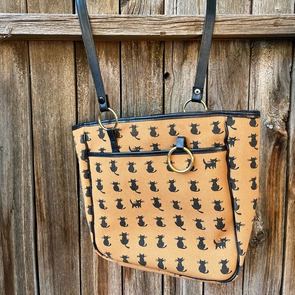 Vintage Cat Print Purse by Cricket Shop Cedarhurst - Picture 12 of 12